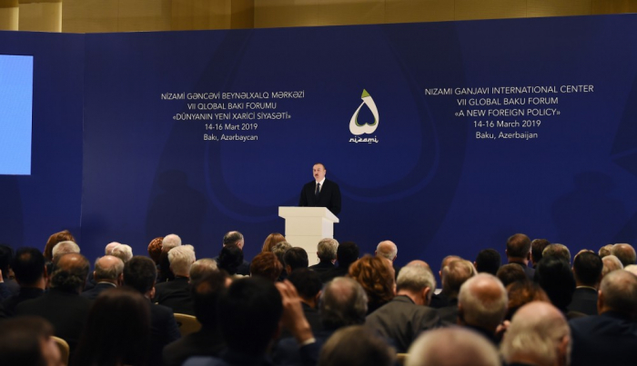 Azerbaijani president attends 7th Global Baku Forum-UPDATED