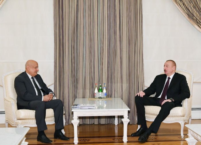  Präsident von Aserbaidschan Ilham Aliyev empfängt ISESCO-Generaldirektor  