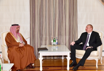   الرئيس إلهام علييف يستقبل وزير الطاقة والصناعة والثروة المعدنية السعودي   