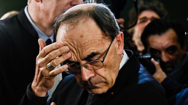 Pope rejects Cardinal Barbarin