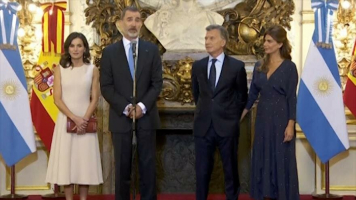 Rey de España genera polémica en Argentina