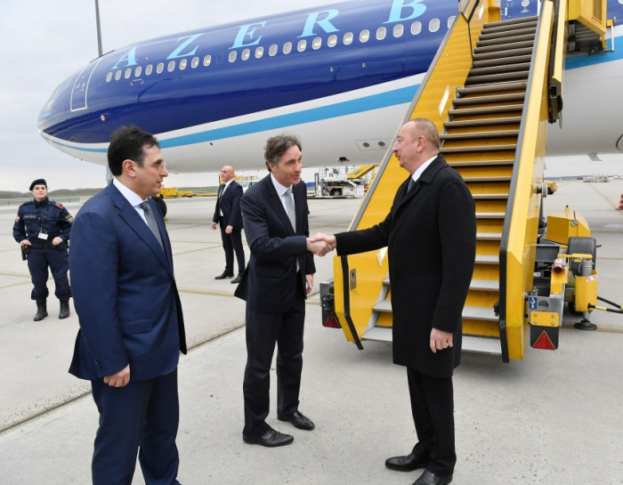   Ilham Aliyev permanece en Austria en visita de trabajo  