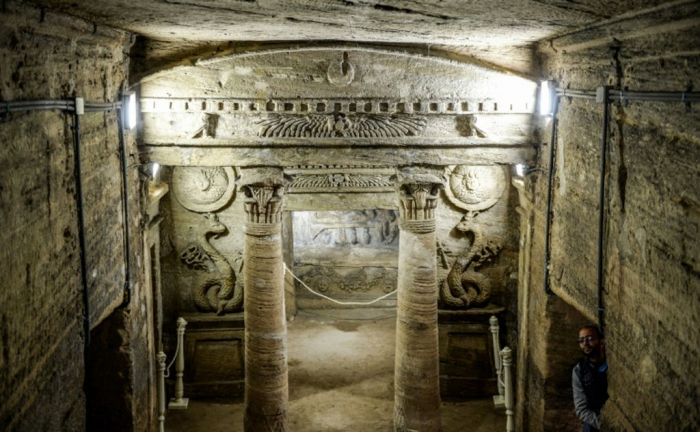 Egypte: des catacombes de 2.000 ans préservées de la montée des eaux souterraines