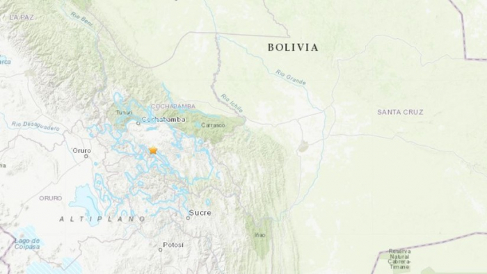  Se registra un terremoto de magnitud 6,3 en Cochabamba, Bolivia 