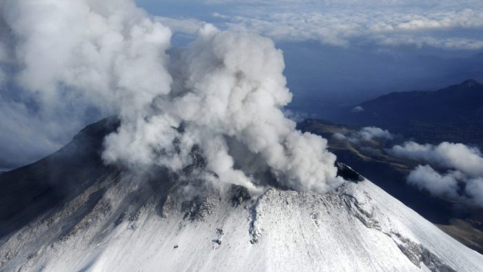   México:   El volcán Popocatépetl registra una nueva explosión con "contenido alto de ceniza"