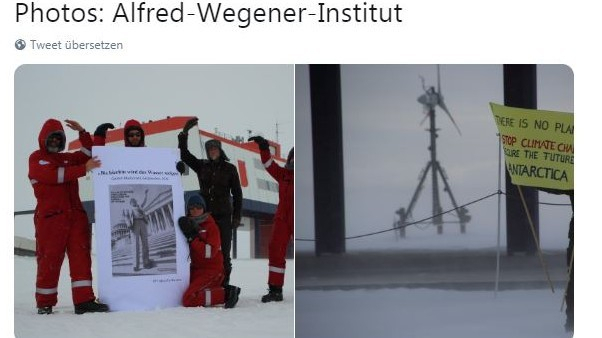 Klima-Proteste auch in Grönland und der Antarktis