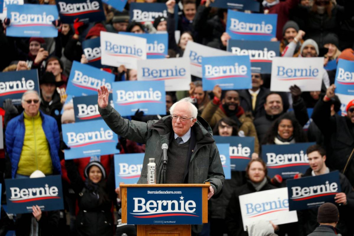 Plusieurs milliers de personnes pour le premier meeting électoral de Bernie Sanders