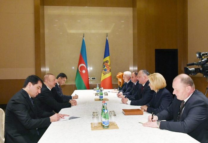   Igor Dodon: Moldova and Azerbaijan formed very good bilateral relations  