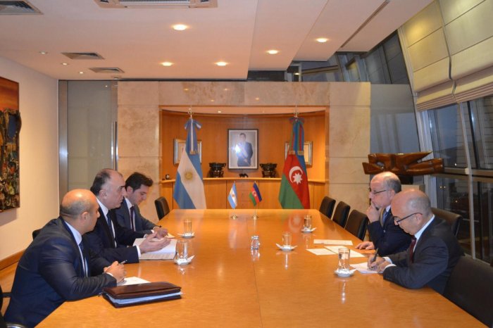   Mammadyarov meets with Argentinean counterpart  