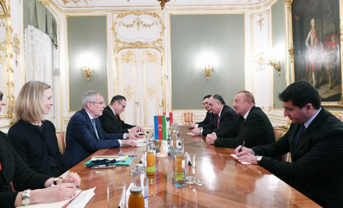   President Ilham Aliyev meets with Austrian Federal President Alexander Van der Bellen  