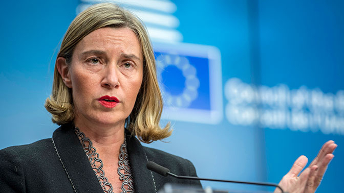  Federica Mogherini platica sobre la reunión de Viena 