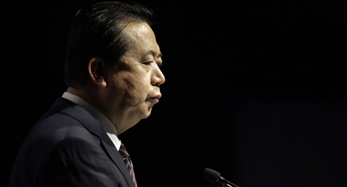 China officially arrests ex-Interpol chief on suspicion of bribery