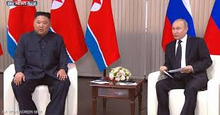 توتر وارتباك.. لغة الجسد تفضح زعيم كوريا الشمالية أمام بوتن
