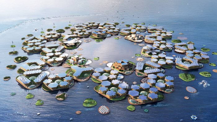UN backs plans for hurricane-proof floating cities -  PHOTOS 