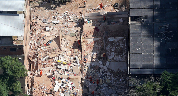 Sube a 22 el número de muertos tras derrumbe de edificios en Río de Janeiro