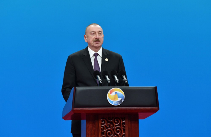  Le président Aliyev a abordé le conflit du Karabakh à Pékin 