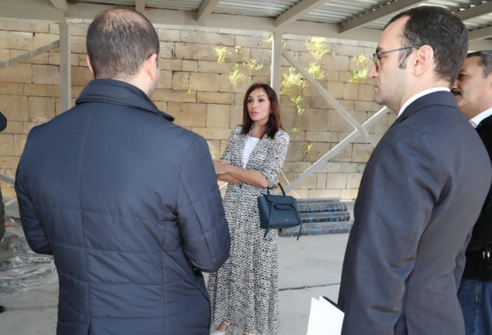 First VP Mehriban Aliyeva views work done at Icherisheher State Historical and Architectural Reserve