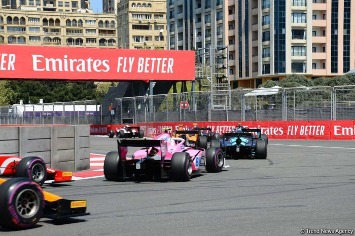 F2™ First Race of Formula 1 SOCAR Azerbaijan Grand Prix 2019 kicks off in Baku