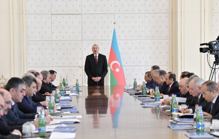  President Ilham Aliyev chairs Cabinet meeting on results of Q1 2019 & future tasks 