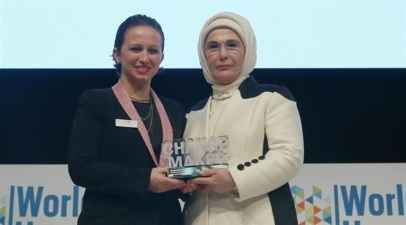 جائزة إخوانية لزوجة أردوغان.. لـ "إنسانيتها"