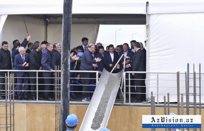  Groundbreaking ceremony held for Azerbaijan-Iran bus production plant - PHOTOS