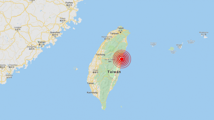 Un fuerte sismo de magnitud 6,1 sacude Taiwán