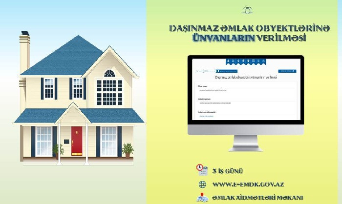 Daşınmaz əmlak obyektlərinə ünvan verilməsi necə aparılır?