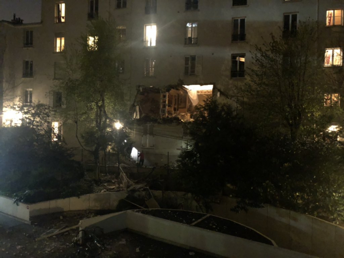     France:   Violente explosion dans un appartement à Paris  