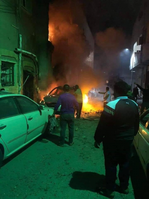   La capital de Libia es atacada con varios misiles  