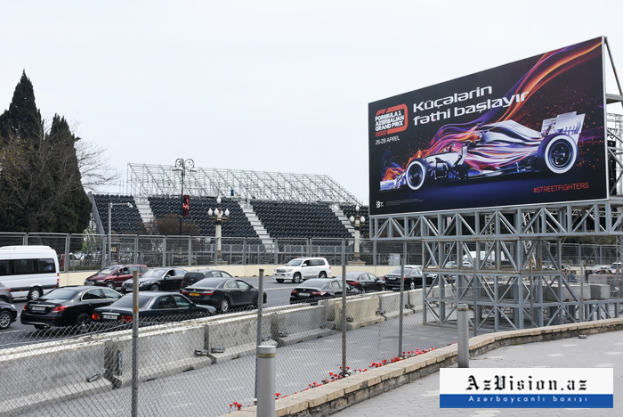   Formule 1:  Bakou se prépare pour le Grand Prix d’Azerbaïdjan -  PHOTOS  