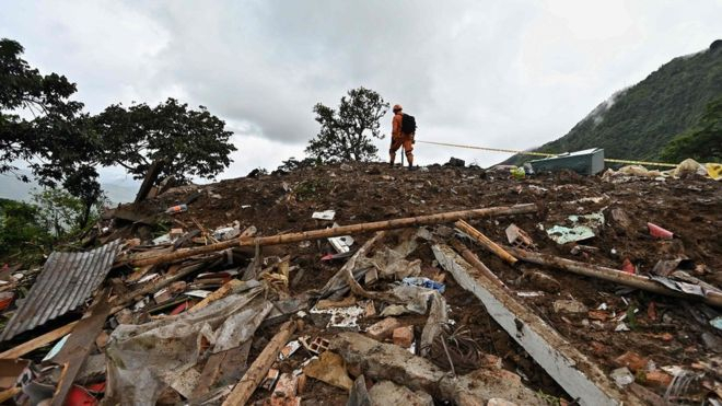 Colombia landslide:  At least 17 killed and five injured 