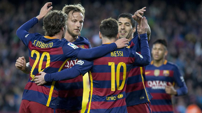   Messi shines as Barca secure their 8th league title in 11 years  