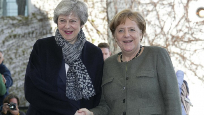 May und Merkel beraten