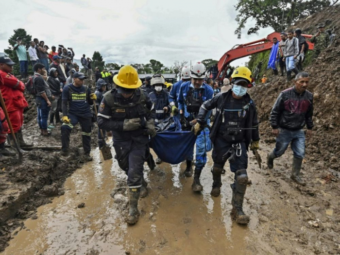 Glissement de terrain en Colombie:   28 morts,   selon un nouveau bilan