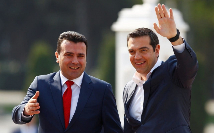 Greek PM Alexis Tsipras visits North Macedonia after name deal