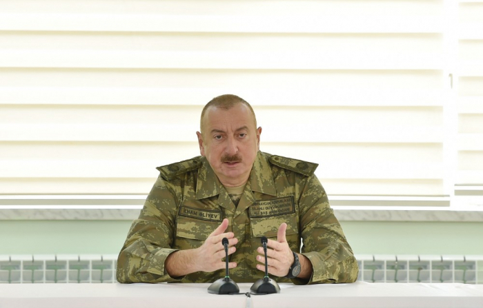   "Habilidades de combate del Ejército son de alto nivel"-  Ilham Aliyev    