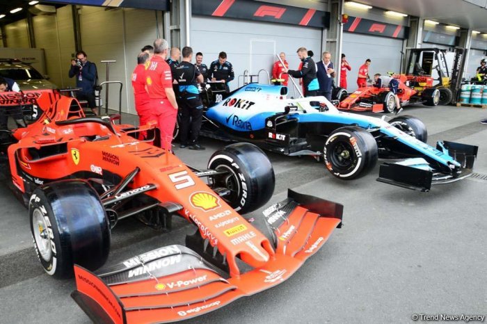   Baku preparing cars for F1 SOCAR Azerbaijan Grand Prix 2019  