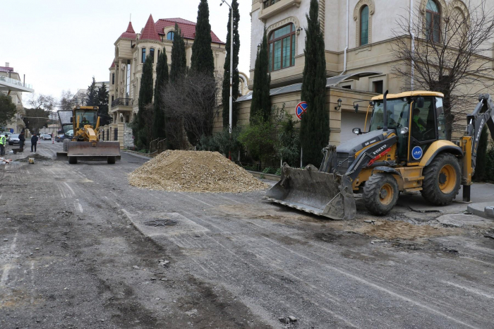 Süleyman Dadaşov küçəsi yenidən qurulub