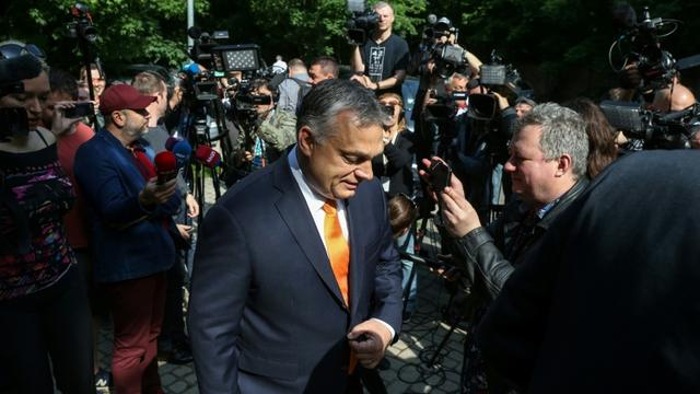   Européennes :   large victoire du parti souverainiste du Hongrois Viktor Orban (sondage)