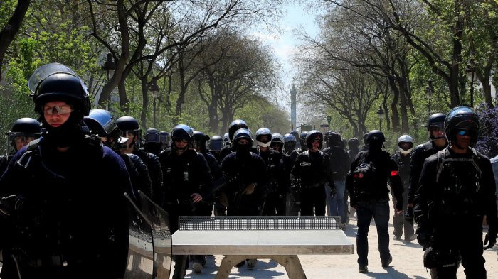 Paris police brace for May 1 rallies