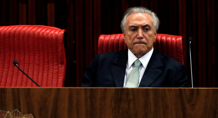 Por sexta vez expresidente Michel Temer es imputado por la justicia brasileña