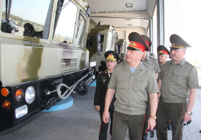 Delegation der belarussischen Streitkräfte besucht die Militäreinheit -  FOTOS  