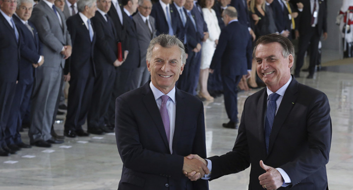 Presidentes de Argentina y de Brasil dialogan sobre el Mercosur