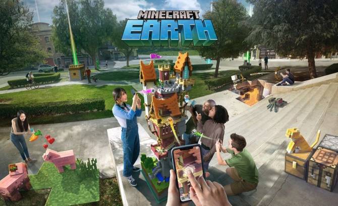 Minecraft Earth es un nuevo juego de realidad aumentada para móviles