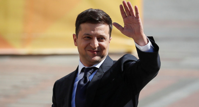   Volodímir Zelenski juramenta como presidente de Ucrania  