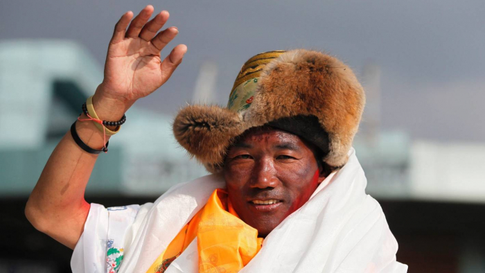 Nepali scales Everest record 24 times - with one more to go