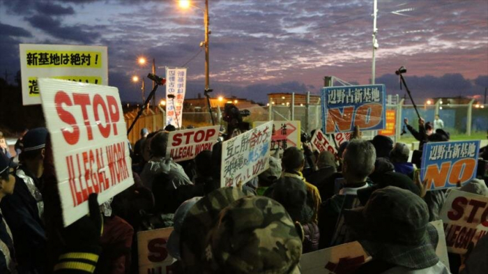 Okinawa advierte a EEUU de disturbios, si no abandona base militar