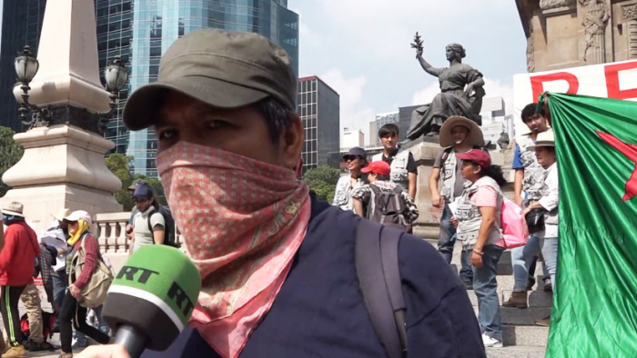  Protestan en México contra la desaparición forzada 