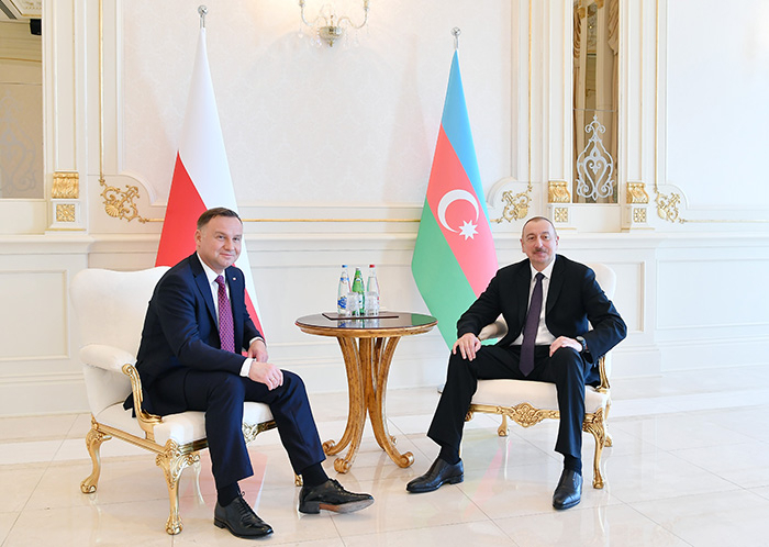   Presidentes de Azerbaiyán y Polonia mantienen reunión privada-   Fotos    