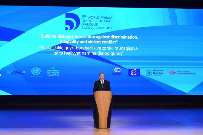  President Ilham Aliyev attends opening of World Forum on Intercultural Dialogue in Baku - UPDATED
